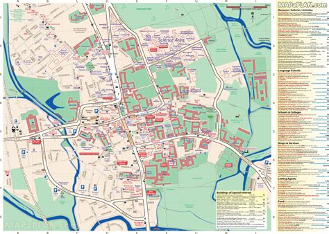 Oxford City Centre Map - Map Of Staten