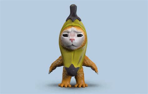 Fichier STL CHAT DE LA BANANE 🦸・Plan à imprimer en 3D à télécharger・Cults