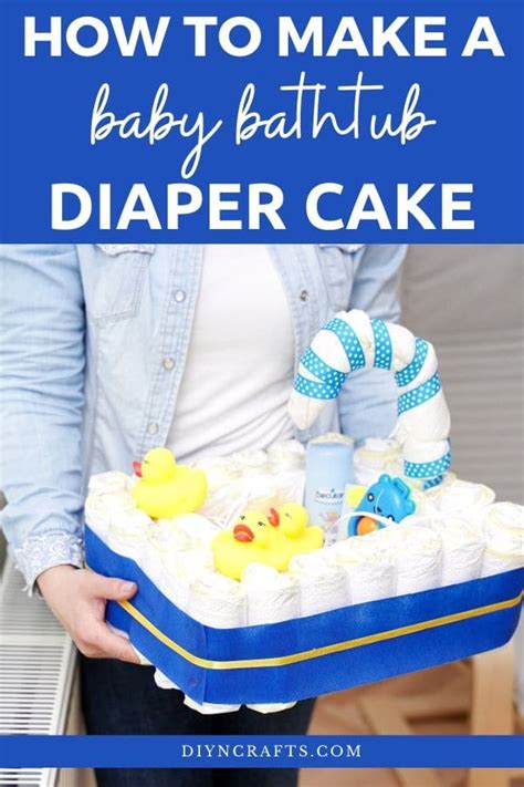 Adorable DIY Diaper Bathtub Baby Shower Gift Idea - DIY & Crafts