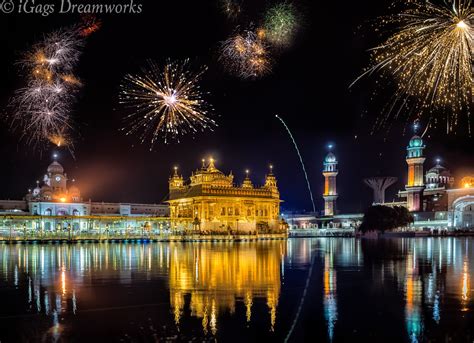 Diwali Fireworks @ Golden Temple Amritsar | A composite of D… | Flickr