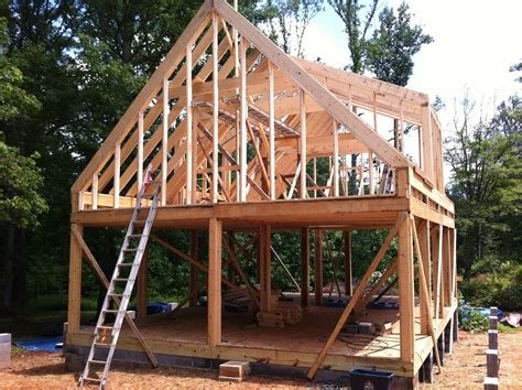 Green in Greenville: Framing of the New House Continues - Second Floor