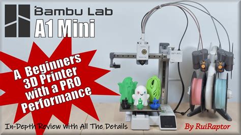 Bambu Lab A1 Mini - DETAILED REVIEW (Full Analysis, Prints with ...