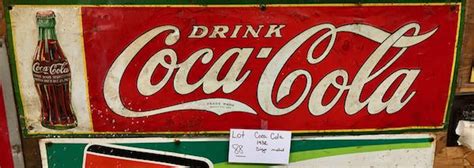 Sold Price: Coca Cola Sign - March 6, 0121 10:30 AM EST