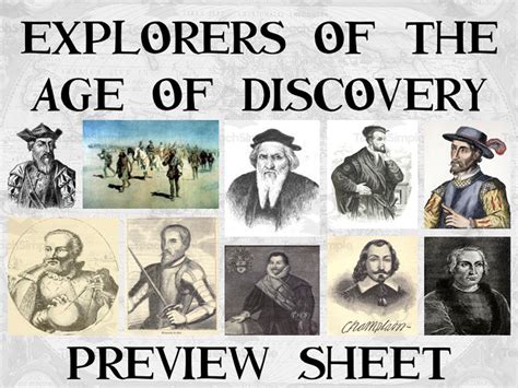 Age of Exploration - Famous Explorers by Teach Simple