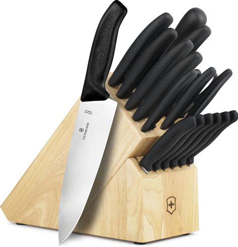 Amazon.com: Victorinox Swiss Classic 18-piece Knife Block Set: Home ...