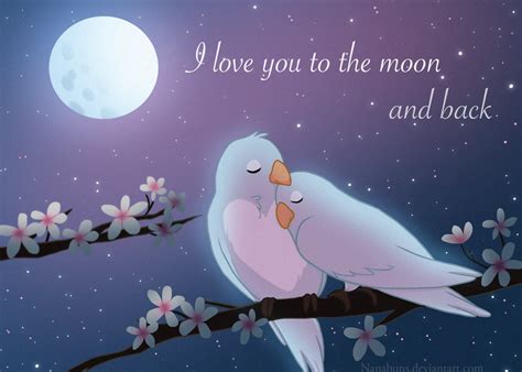 I love you to the moon and back by Nanabuns on DeviantArt