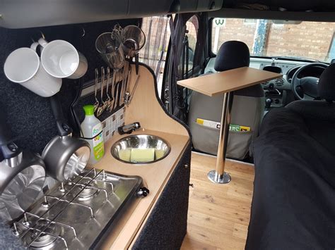 Renault Kangoo micro camper travel van. Self converted as an economical ...