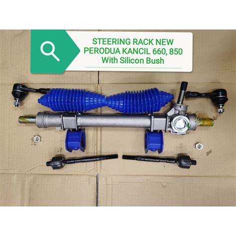 STEERING RACK PERODUA KANCIL 660,850 NEW SET RUBBER & SILICON BUSH ...