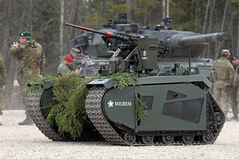 Estonia unveils unmanned ground vehicle with 12.7mm RWS during military ...