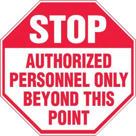 Gorgeous Authorized Personnel Only Sign Printable | Tristan Website