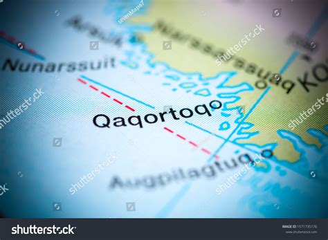 Qaqortoq Greenland On Map Stock Photo 1571735176 | Shutterstock