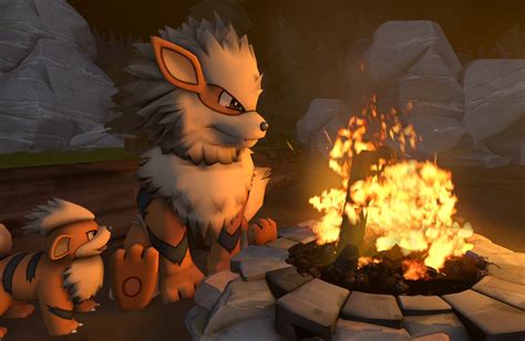 Arcanine and Growlithe [SFM] by Velriah on DeviantArt