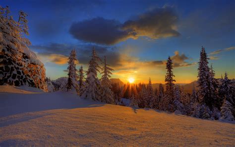 🔥 [90+] Winter Sunrise Wallpapers | WallpaperSafari