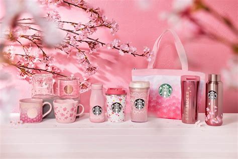 Starbucks Japan reveals second sakura Frappuccino and drinkware goods ...