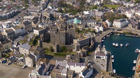 Castletown Medieval Castle – Isle of Man by Drone | Castletown ...