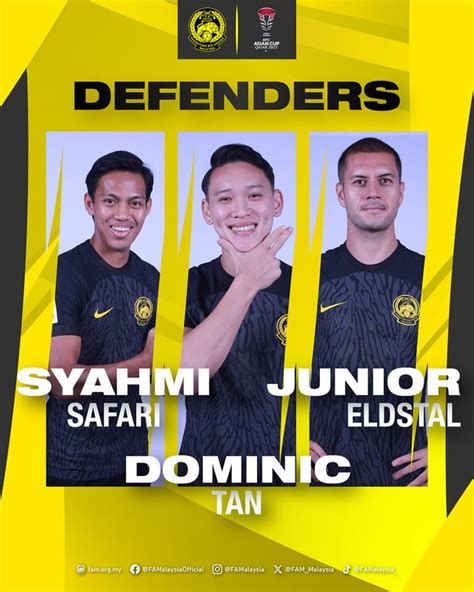 Malaysia's Squad Announced for AFC Asian Cup 2023 : r/malaysia