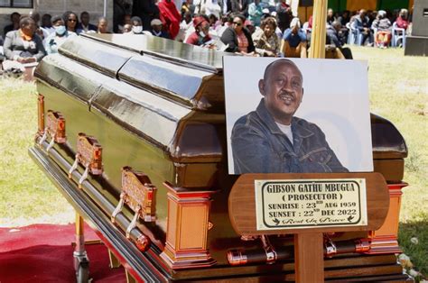 Photos: ‘Vioja Mahakamani’s Prosecutor Gibson Mbugua burial ceremony ...