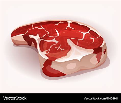 T-bone steak from butcher Royalty Free Vector Image