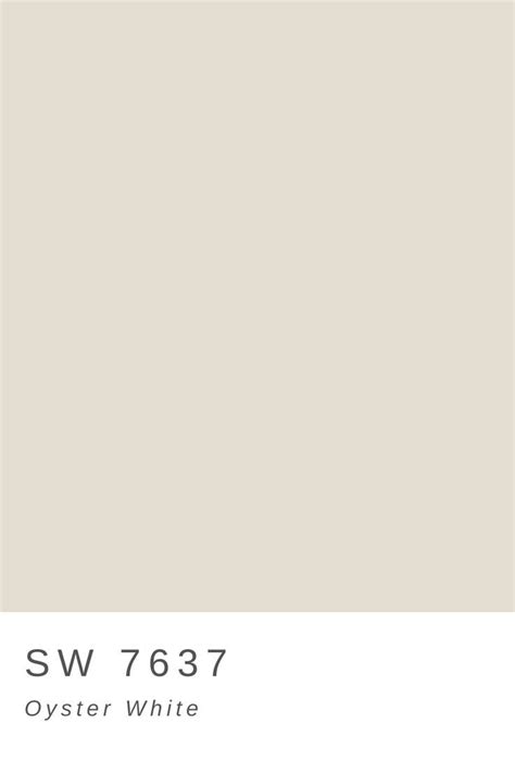 Oyster White | Paint colors for home, Origami white, Sherwin williams ...