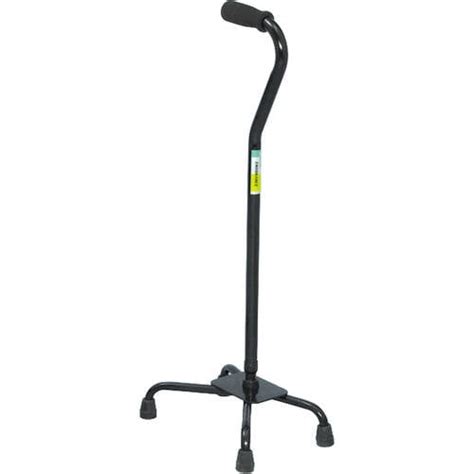 Essential Medical Supply Four Prong Large Base Standing Quad Cane ...