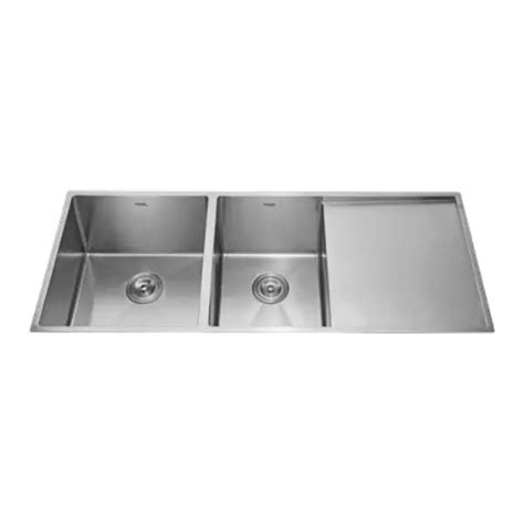 Buy Hindware Federico 47x19x9 Inch SS Double Bowl Kitchen Sink Online ...