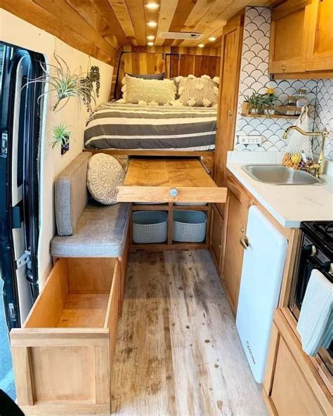 11 Amazing Campervan Interior Design Ideas - Camper Life | Van interior ...