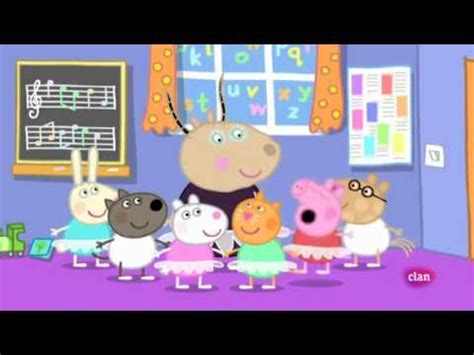 Peppa Pig español temporada 2 Clase de ballet - YouTube