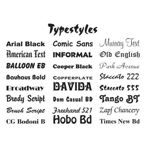 9 Microsoft Word Font Styles Examples Images - Microsoft Word Fonts ...