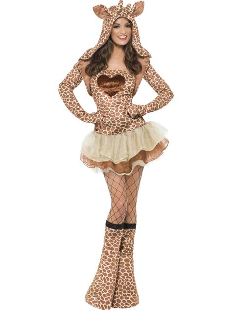 Sexy-Giraffe-Zoo-Animal-Fancy-Dress-Ladies-Fever-Tutu-Costume-Outfit-UK ...