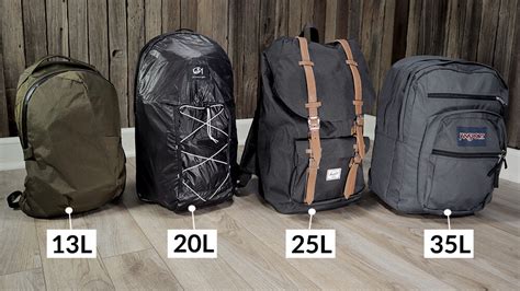 Ultimate Backpack Size Guide - What Size Backpack Do I Need? | Backpackies