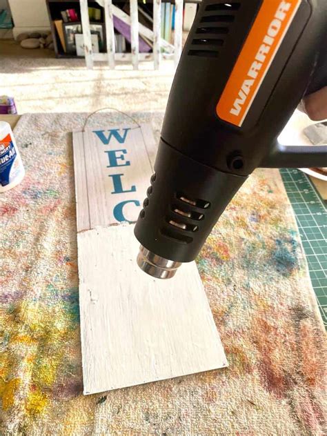 How to do the DIY Crackle Paint Finish Technique with Glue and Paint!