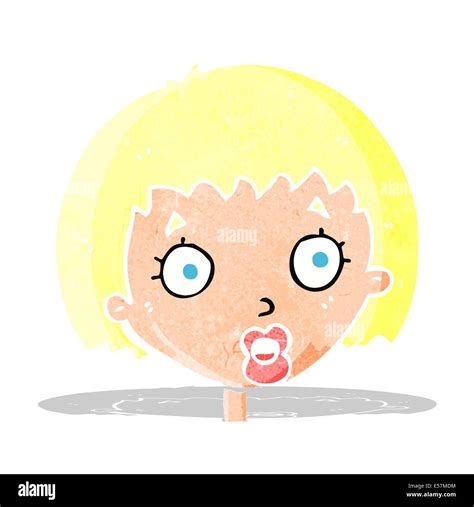 cartoon surprised female face Stock Vector Image & Art - Alamy