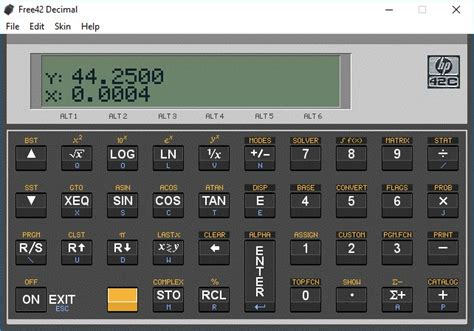 Emulate Retro Hewlett Packard Calculator in Windows