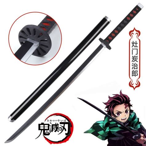 UK Seller Demon Slayer Tanjiro Kamado Nichirin Foam Sword Cosplay With ...