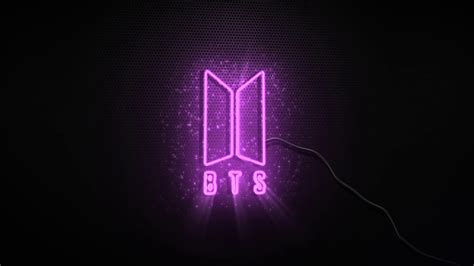 BTS Logo Wallpaper 4K