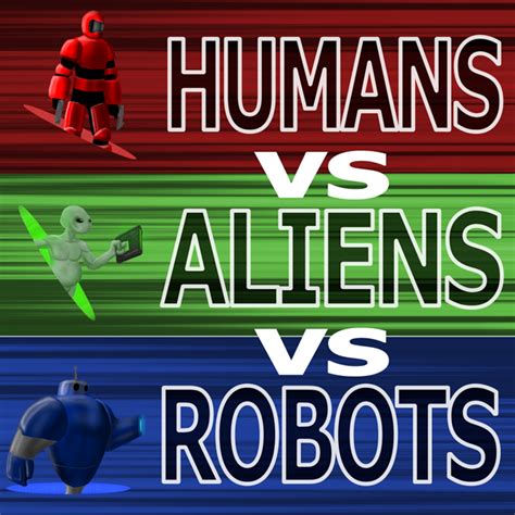 Humans vs Aliens vs Robots Web game - IndieDB