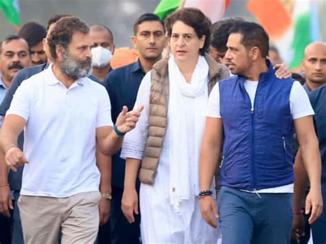 Priyanka Gandhi, Husband Robert Vadra Join Rahul Gandhi Led Bharat Jodo ...