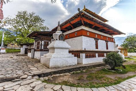 Exterior of Kyichu Lhakhang temple in Paro Valley, Eastern Bhutan ...