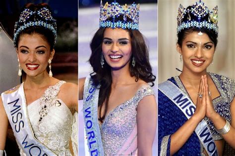 Miss World and Miss Universe Winners from India