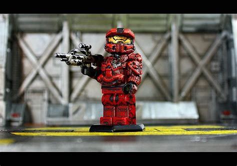 Halo 4 Red Team Custom Minifigure | Custom LEGO Minifigures | Lego ...