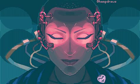 cyberpunk 2077 pixel art i did a couple days ago! : r/PixelArt