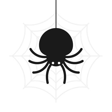 Cute Spider Cartoon Vector Illustration For Halloween 1828502 Vector ...