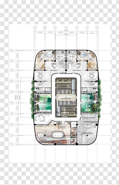 Price Tower Architecture High-rise Building Floor Plan - Diagram ...