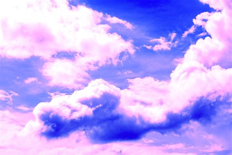 Blue Sky And Pinkish Clouds Free Stock Photo - Public Domain Pictures