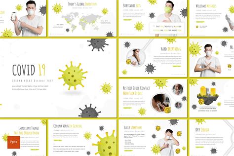 Covid 19 - Powerpoint Template | Presentation Templates ~ Creative Market