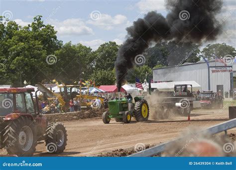 John Deere 6030 Tractor Pulling Editorial Stock Image - Image of ...