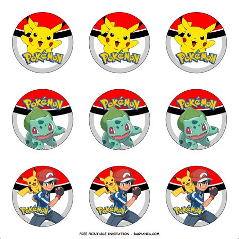 (FREE PRINTABLE) – Pokemon Birthday Party Kits Template | FREE ...