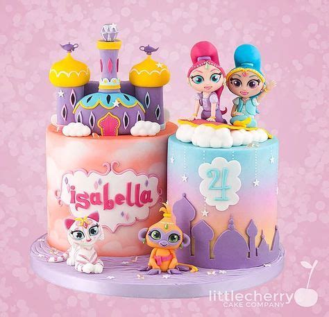 Shimmer and Shine Cake | Shimmer and shine cake, Birthday cake kids ...