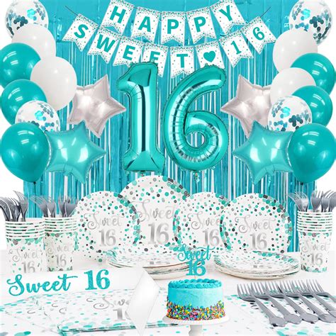 Sweet 16th Birthday Decorations For Girls Gold Sweet 16, 50% OFF