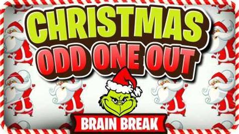 Be Well Played - Videos for Active Kids: Christmas Odd One Out ...